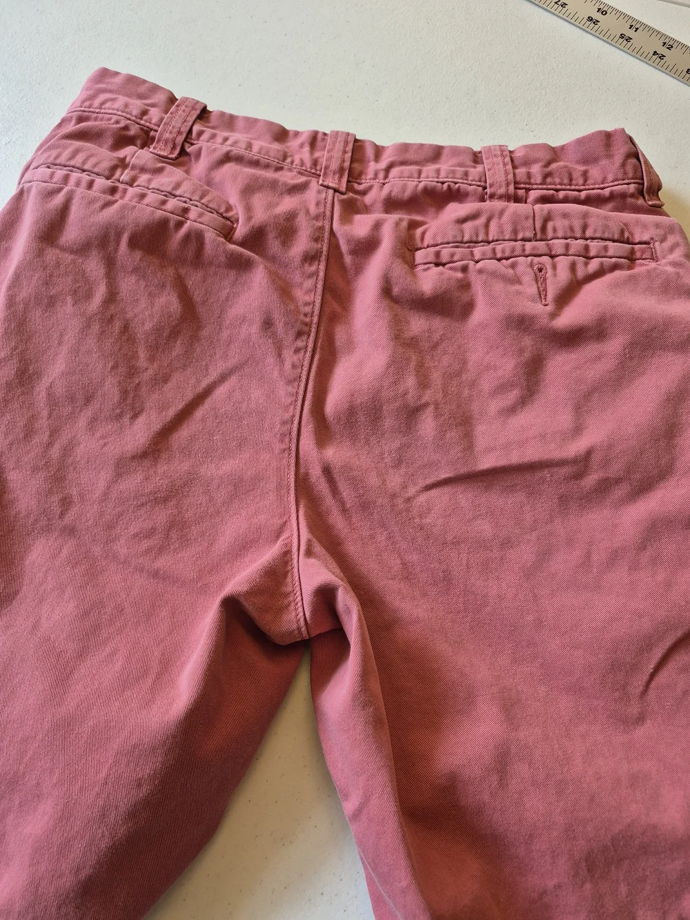 J. Crew Men's Salmon Pink Flat Front Chino Shorts 4900